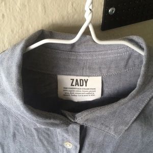 Zady organic cotton ethical button up
